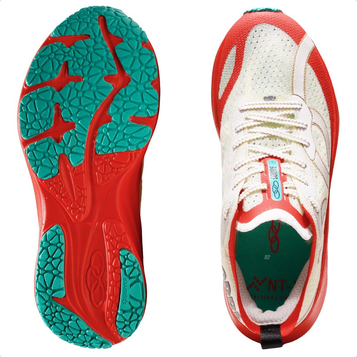 Tenis Corre 4 Rojo y Blanco