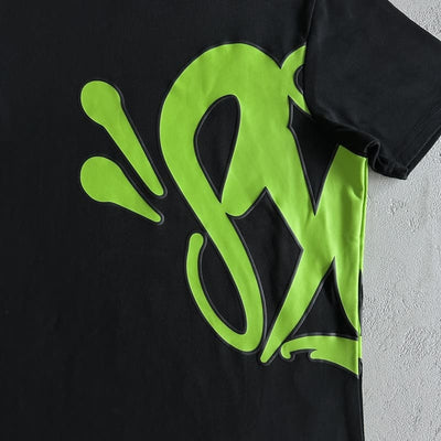 Playera Synaworld OG Logo Black/Green