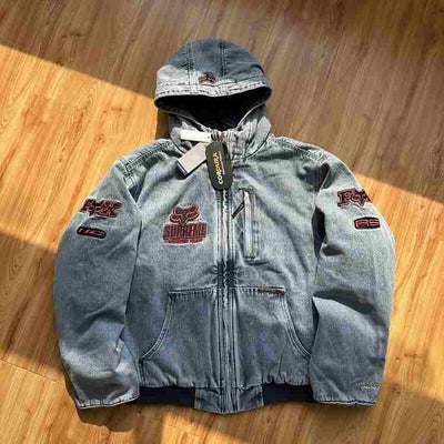 Chamarra Supreme x Fox Racing Hooded Work Denim