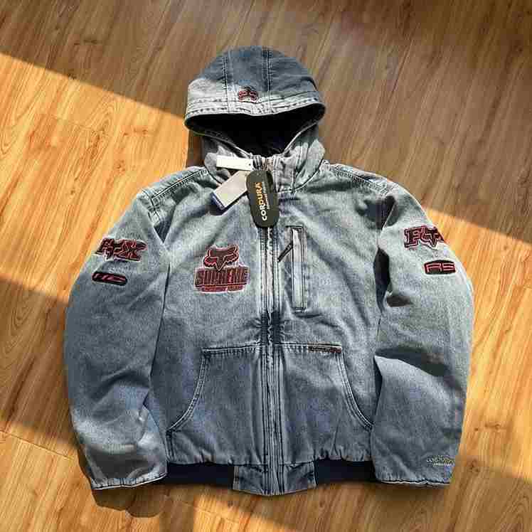 Chamarra Supreme x Fox Racing Hooded Work Denim