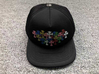 Gorra Chrome Hearts Multi Color Cross Negro