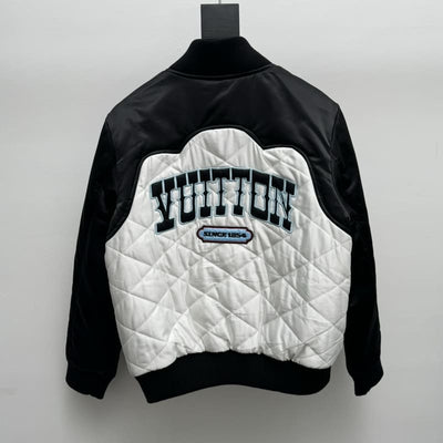 Chamarra Bomber Louis Vuitton Bicolor Satin