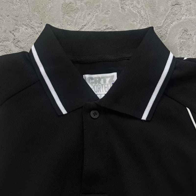 Conjunto Corteiz Island Pique Polo Negro