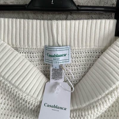 Conjunto Casablanca Crochê Blanco/Verde