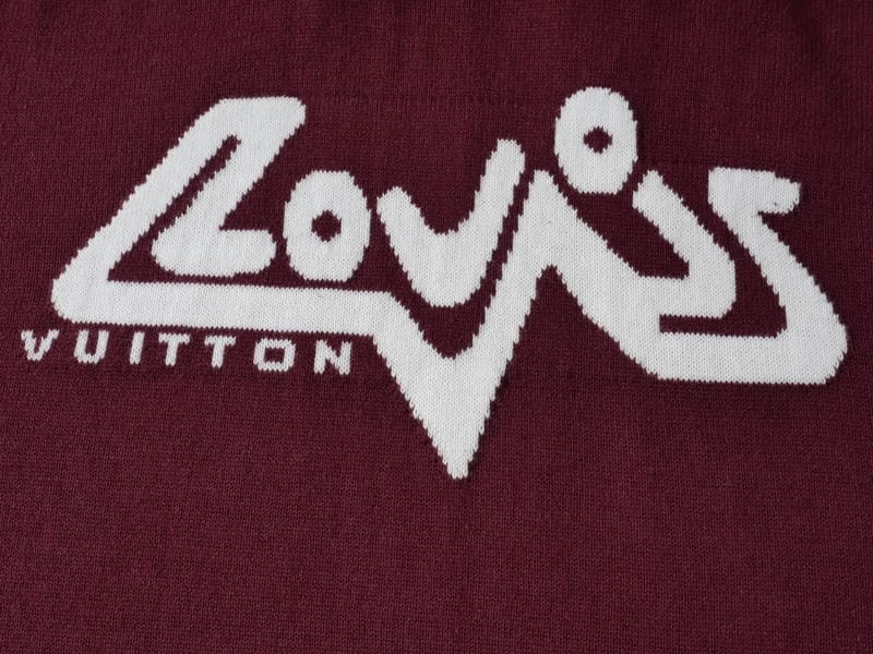 Playera Louis Vuitton Short-Sleeved Cotton Intarsia Crewneck