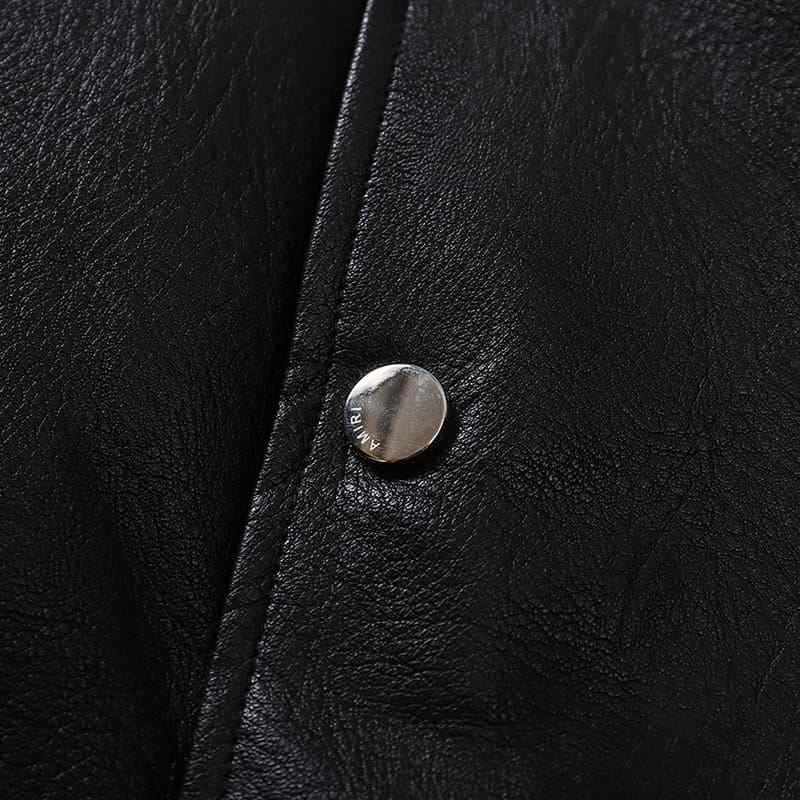 Chamarra Amiri MA Hollywood bomber Leather Black