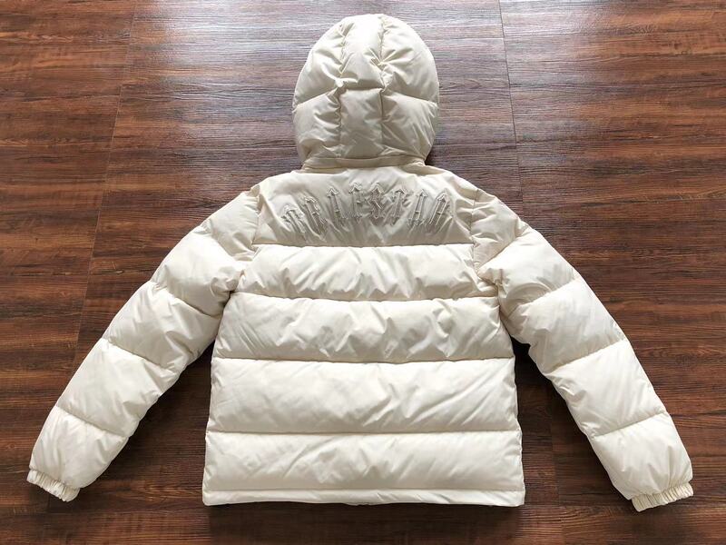 Chamarra Puffer Trapstar Irongate Hooded Cream