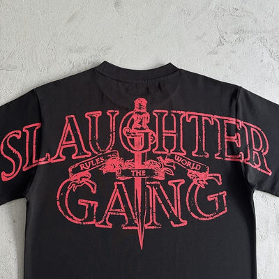 Playera Corteiz Slaughter Gang 21 Savage