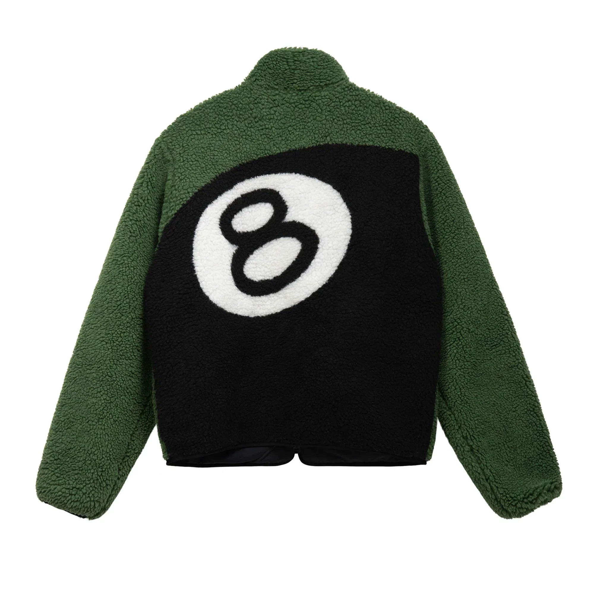 Chamarra Stussy 8 Ball Sherpa Dupla Face
