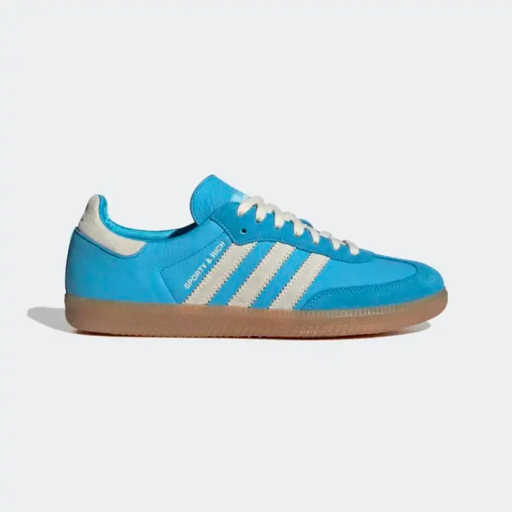 Samba OG x Sporty Rich Blue Rush–Azul Rey