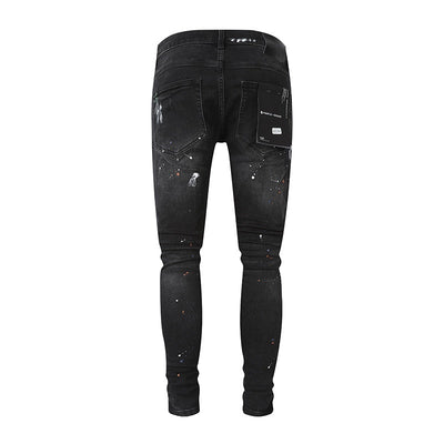 Pantalón Purple Black Spray Jeans