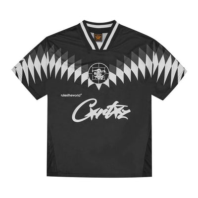 Playera Corteiz Fútbol Negro