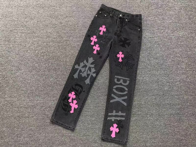 Pantalón Jeans Chrome Hearts Box Purple