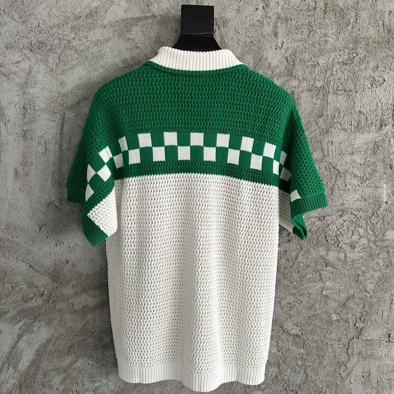 Conjunto Casablanca Crochê Blanco/Verde
