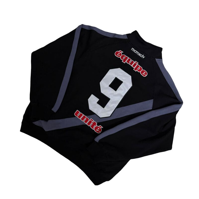Chamarra Supreme Equipe Half Zip Preta