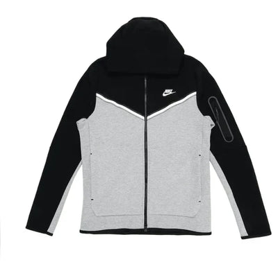 Chamarra Nike Tech Fleece Preta y Gris