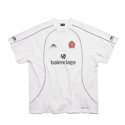 Playera Balenciaga Paris #10 Soccer Jersey Oversized White