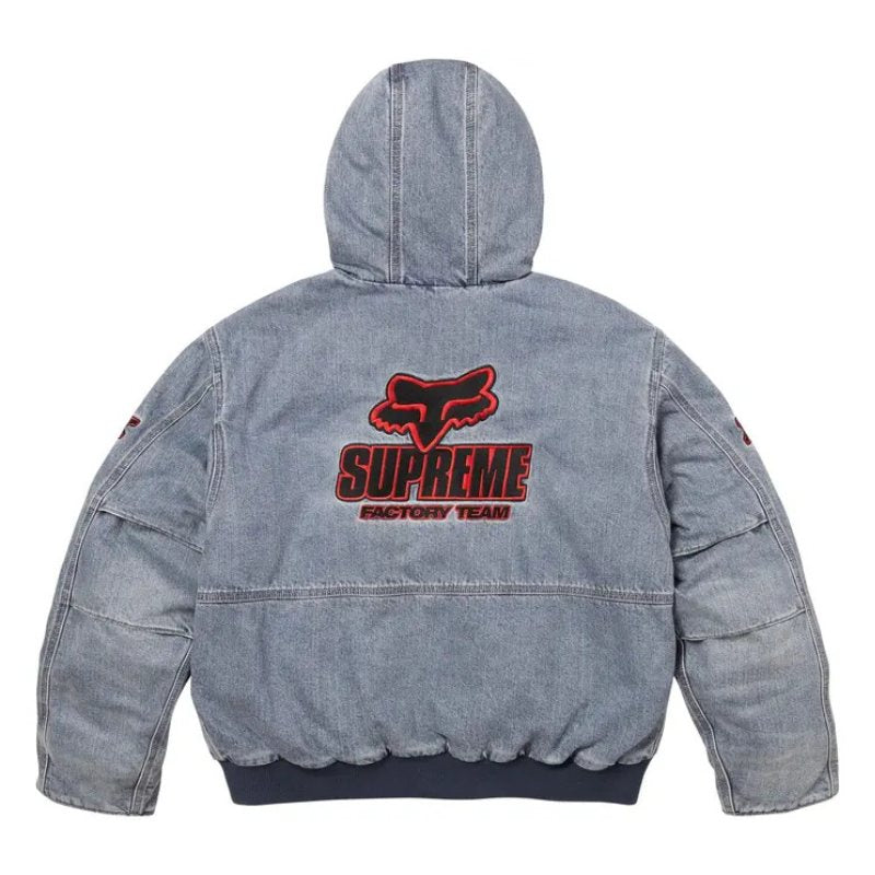 Chamarra Supreme x Fox Racing Hooded Work Denim