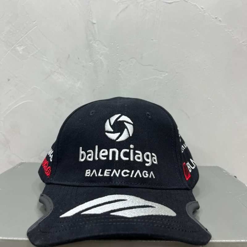 Gorra Balenciaga Racer Cotton Drill Black