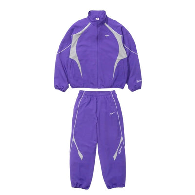 Conjunto Supreme x Nike Track Morado
