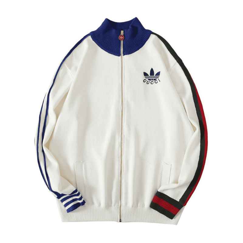 Chamarra Adidas x Gucci Viscose Zip-Up White