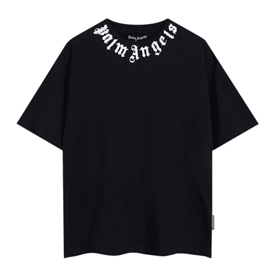 Playera Palm Angels Neck Logo Black