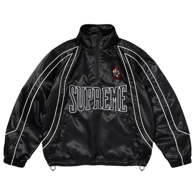 Chamarra Supreme Satin Piping Pullover Black