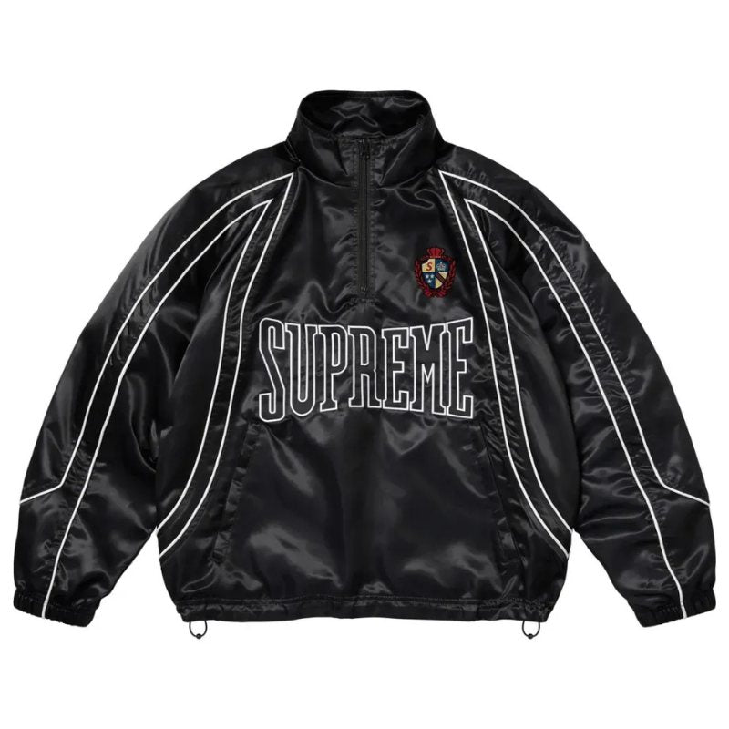 Chamarra Supreme Satin Piping Pullover Black