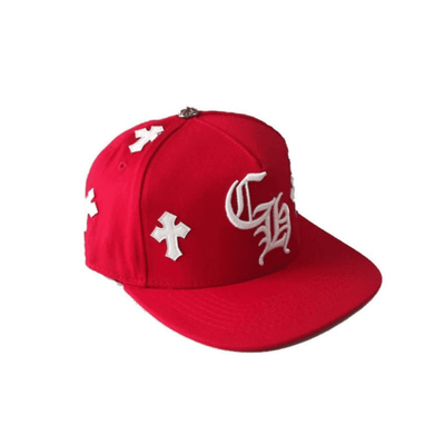 Gorra Chrome Hearts Cross Patch Rojo