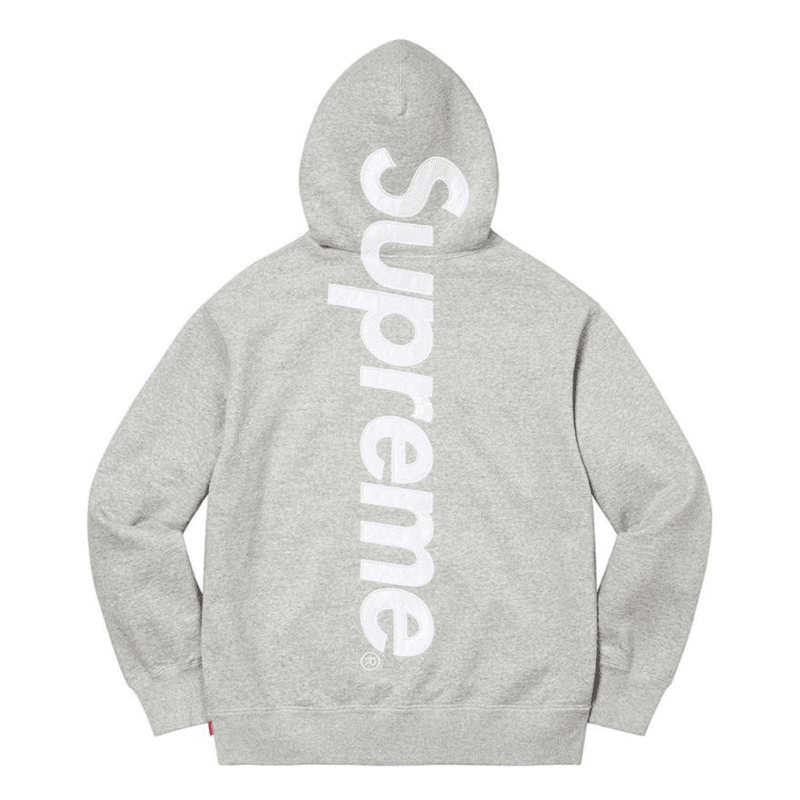 Moletom Supreme Satin Appliqué Gris