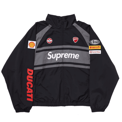Chamarra Supreme x Ducati Preta