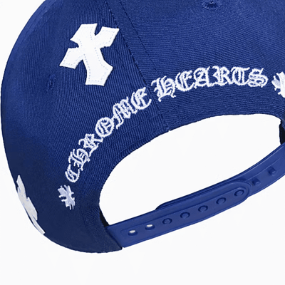 Gorra Chrome Hearts Cross Patch Azul