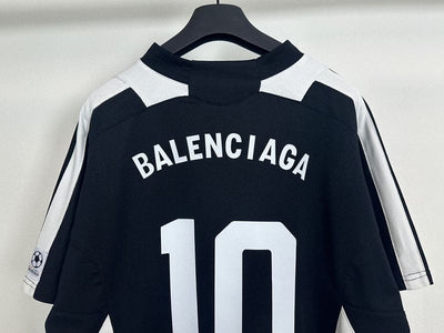 Playera Balenciaga Soccer T-Shirt 'BlackWhite'