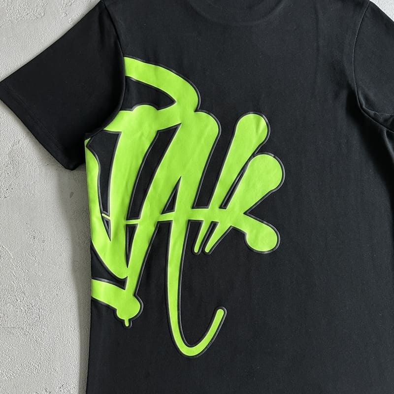 Playera Synaworld OG Logo Black/Green