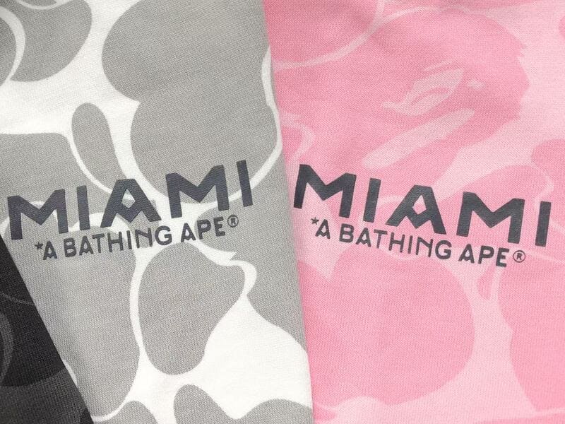 Moletom Bape x Inter Miami Camo Gris