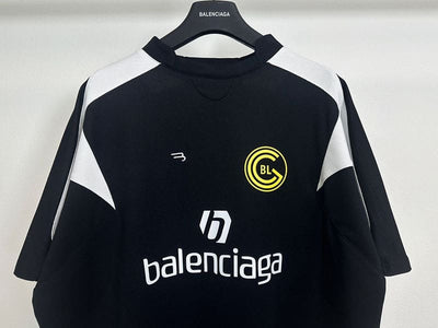 Playera Balenciaga Soccer T-Shirt 'BlackWhite'