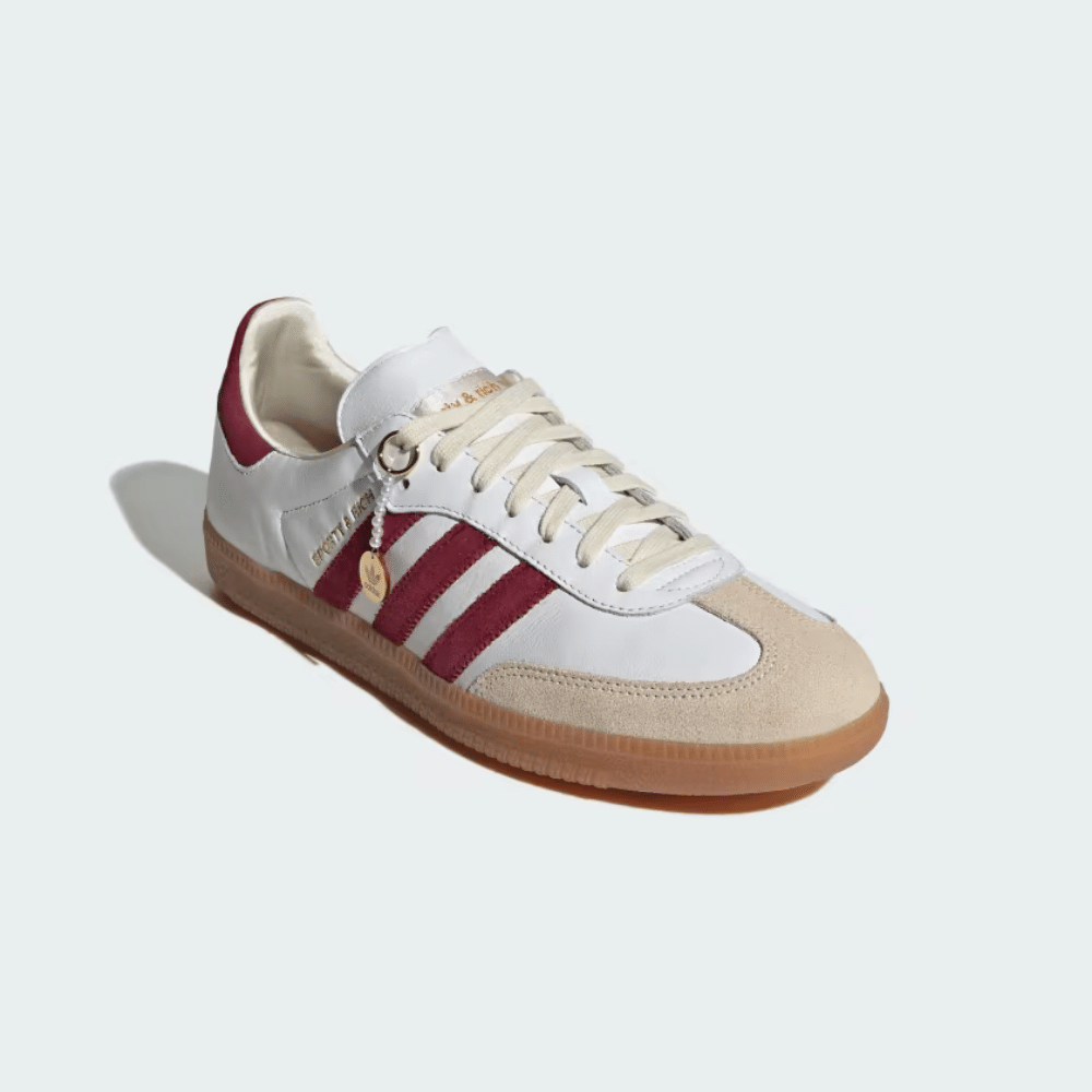 SAMBA Sporty Rich x adidas Samba OG Collegiate Burgundy–Cómodo