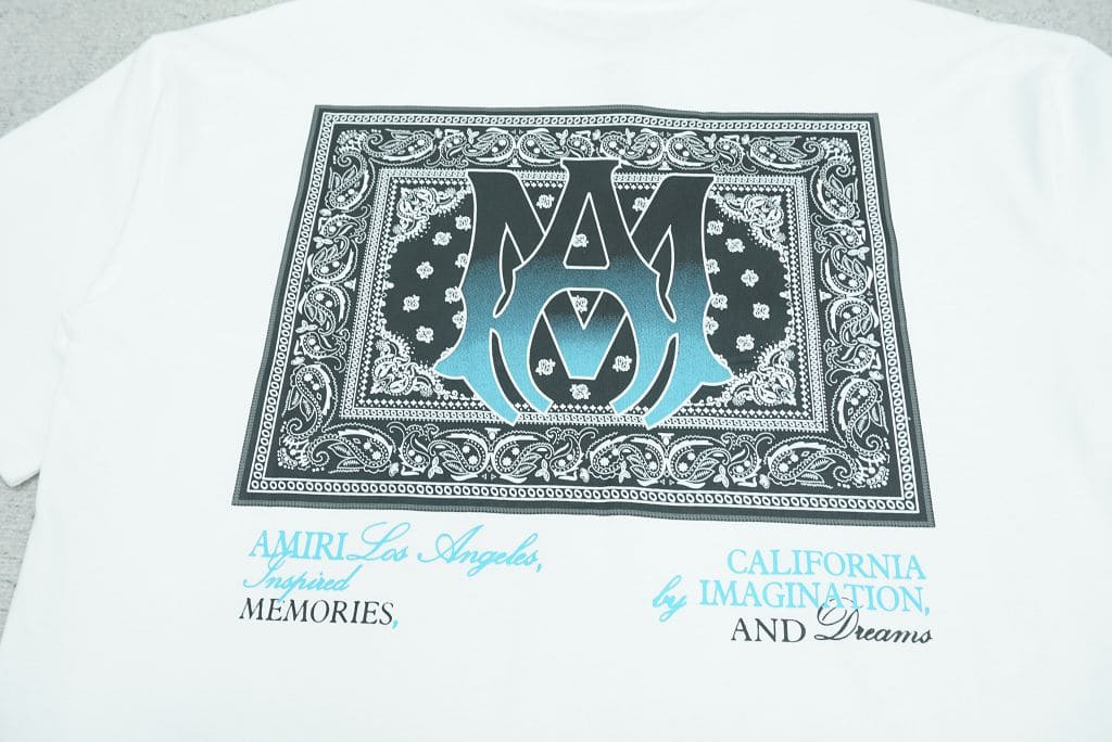 Playera Amiri Ma Bandana White