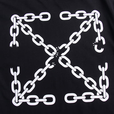 Playera Off-White Chain Arrow Black