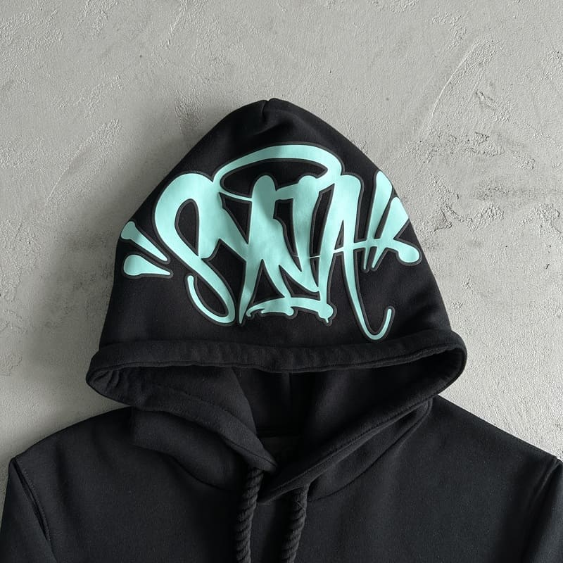 Conjunto Synaworld Logo Negro/Azul