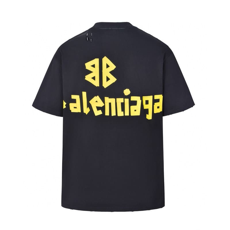 Playera Balenciaga Tape Type Preta