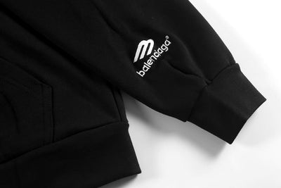 Moletom Balenciaga Paris Soccer Negro