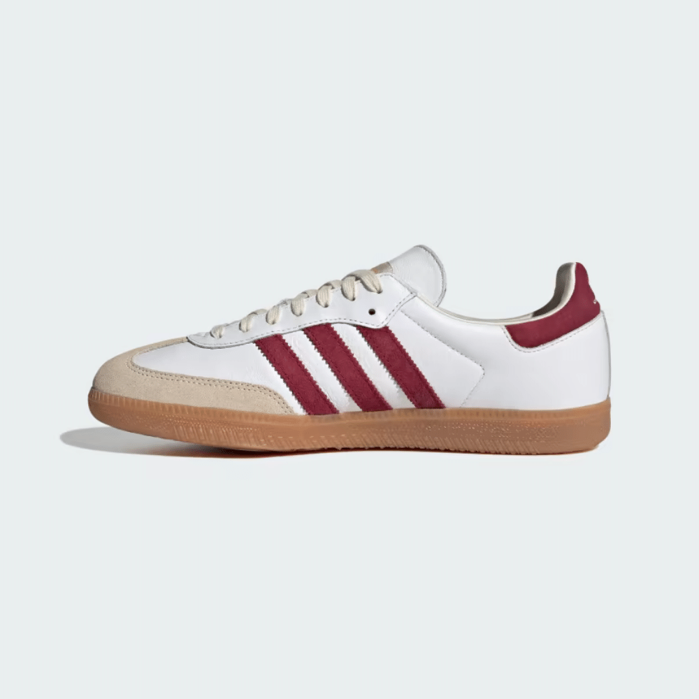 SAMBA Sporty Rich x adidas Samba OG Collegiate Burgundy–Cómodo