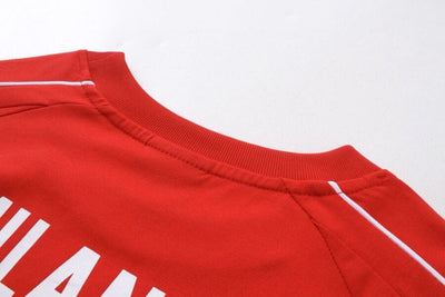Playera Balenciaga Milaño #10 Soccer Jersey Oversized Red