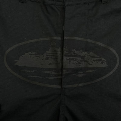 Bermuda Cargo Corteiz Logo Negro