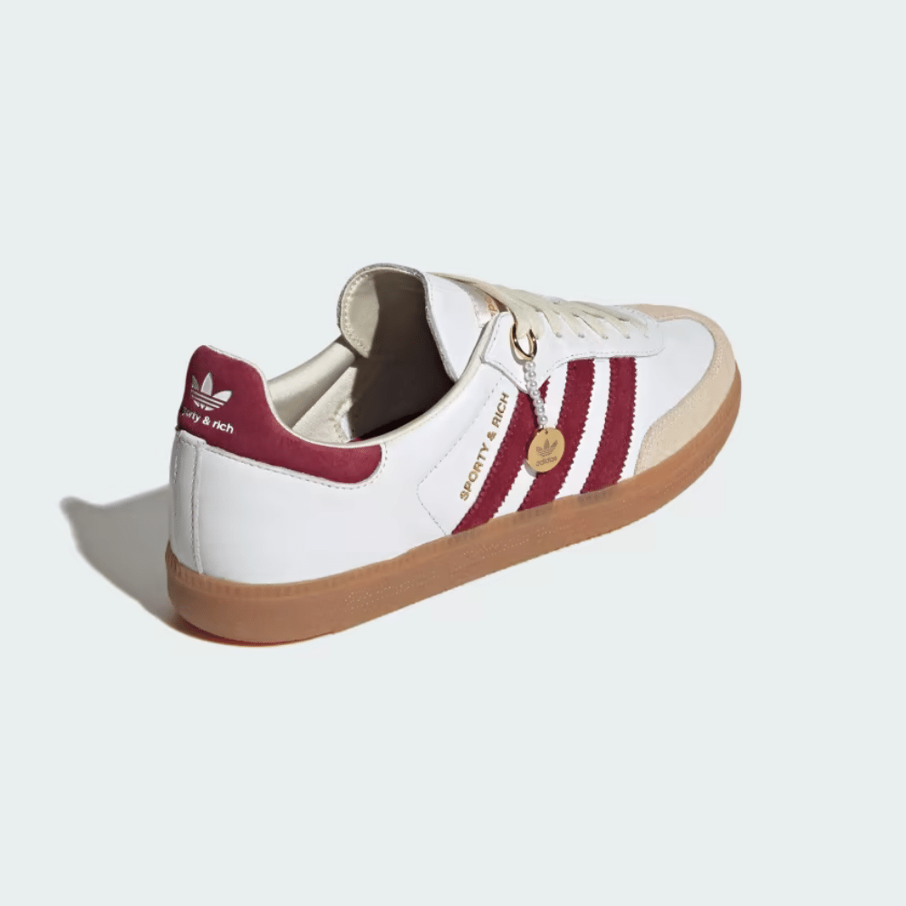 SAMBA Sporty Rich x adidas Samba OG Collegiate Burgundy–Cómodo