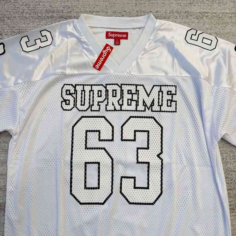 Playera Supreme Jersey Bones Football White