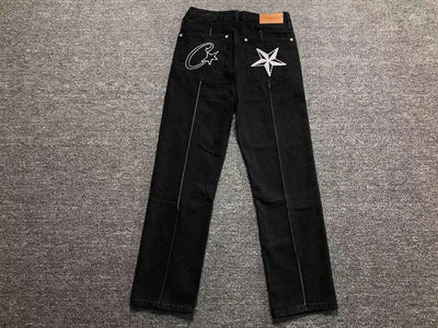 Conjunto Corteiz C-Star Denim Jeans Negro