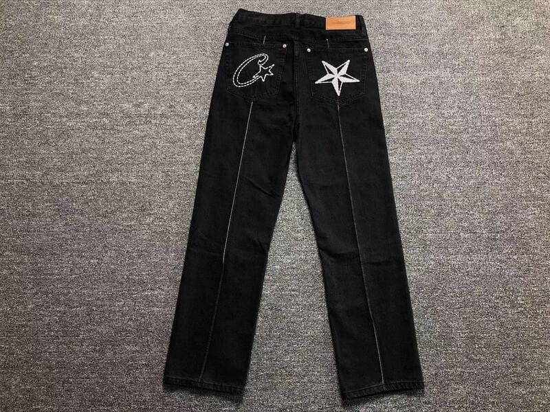 Conjunto Corteiz C-Star Denim Jeans Negro