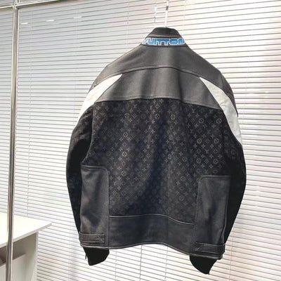 Chamarra Piel Louis Vuitton Leather Mix Biker